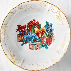 New Williams Sonoma 'Twas the Night Before Christmas Presents 13x4” Serving Bowl